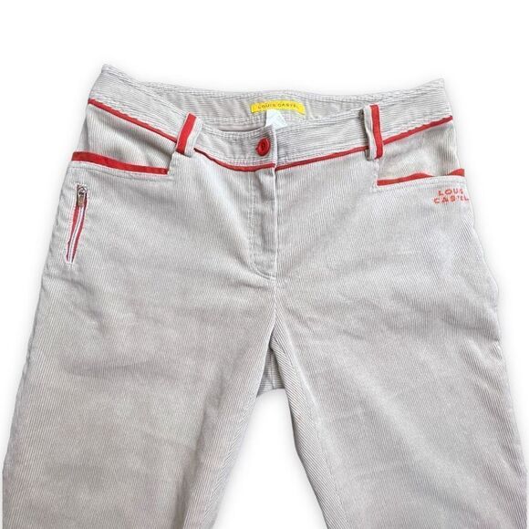 Louis Castel Women’s Vintage Corduroy Jeans. Khaki Color size 67/ 26 Golf Pants - Picture 7 of 12